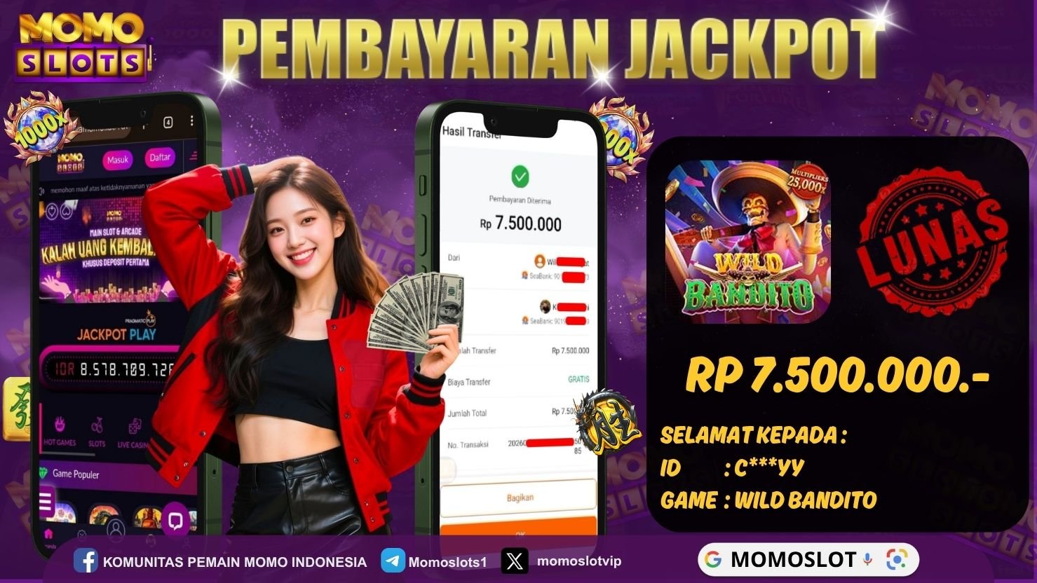 MOMOSLOTS JACKPOT SLOT WILD BANDITO